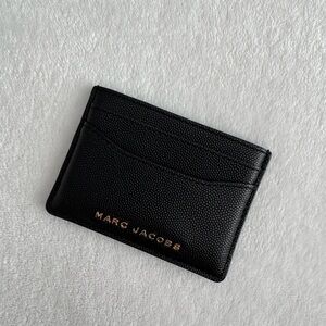 Marc Jacobs Black Textured Card Holder